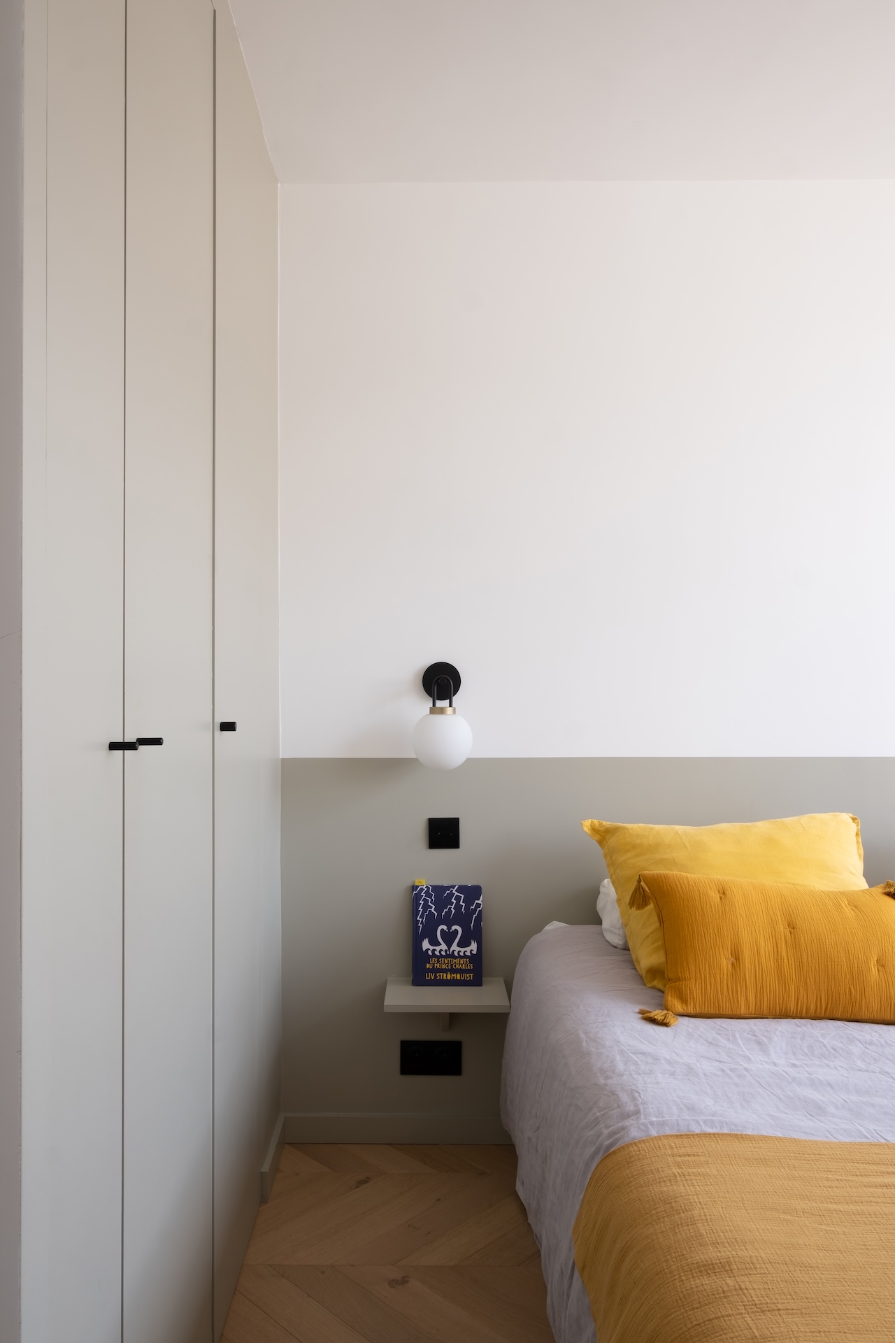 Baja Architecture Réalisation chambre chez I et J à Paris dans un appartement de 90 m2