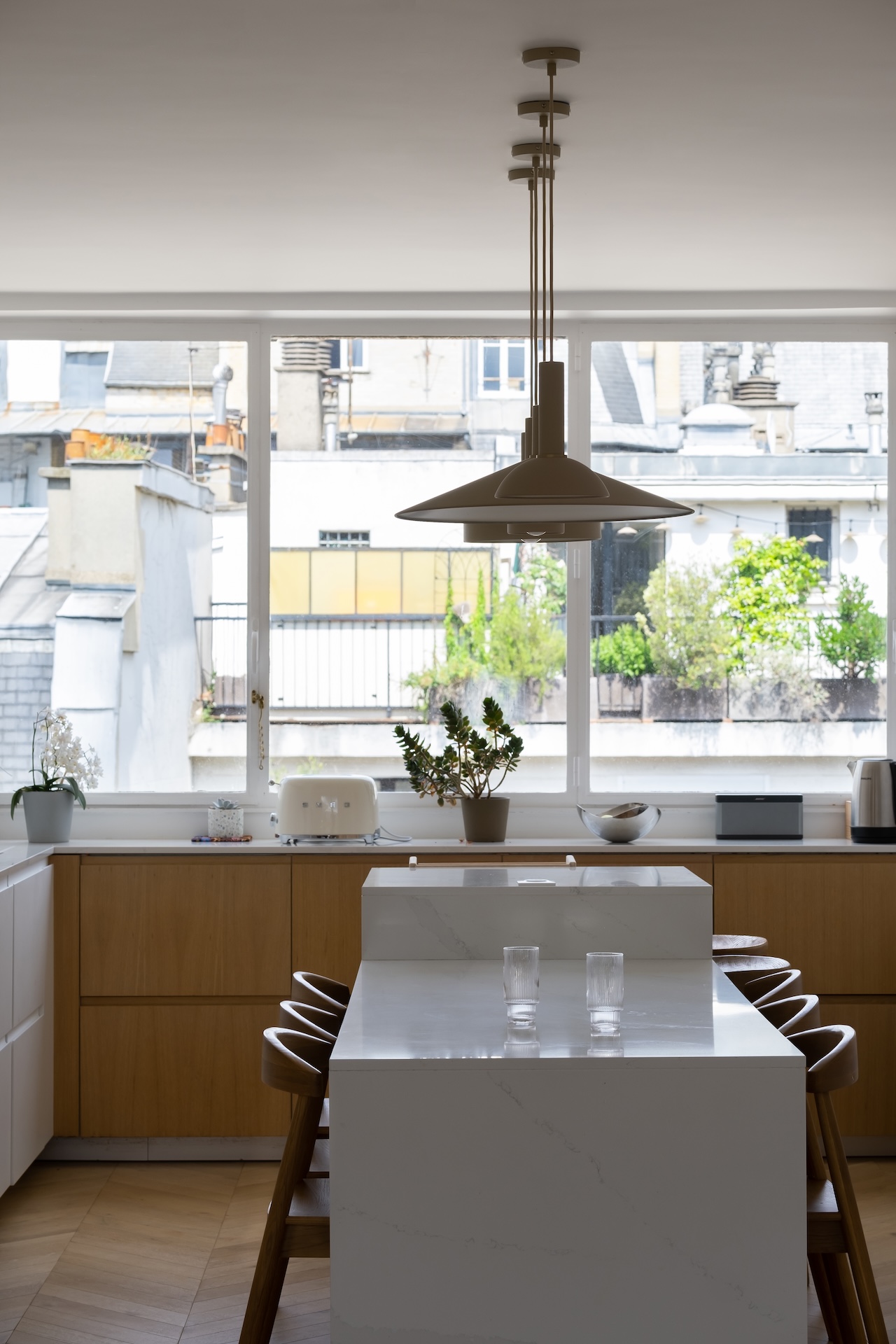 Baja Architecture Réalisation chez I et J à Paris dans le 16ème dans un appartement de 90 m2