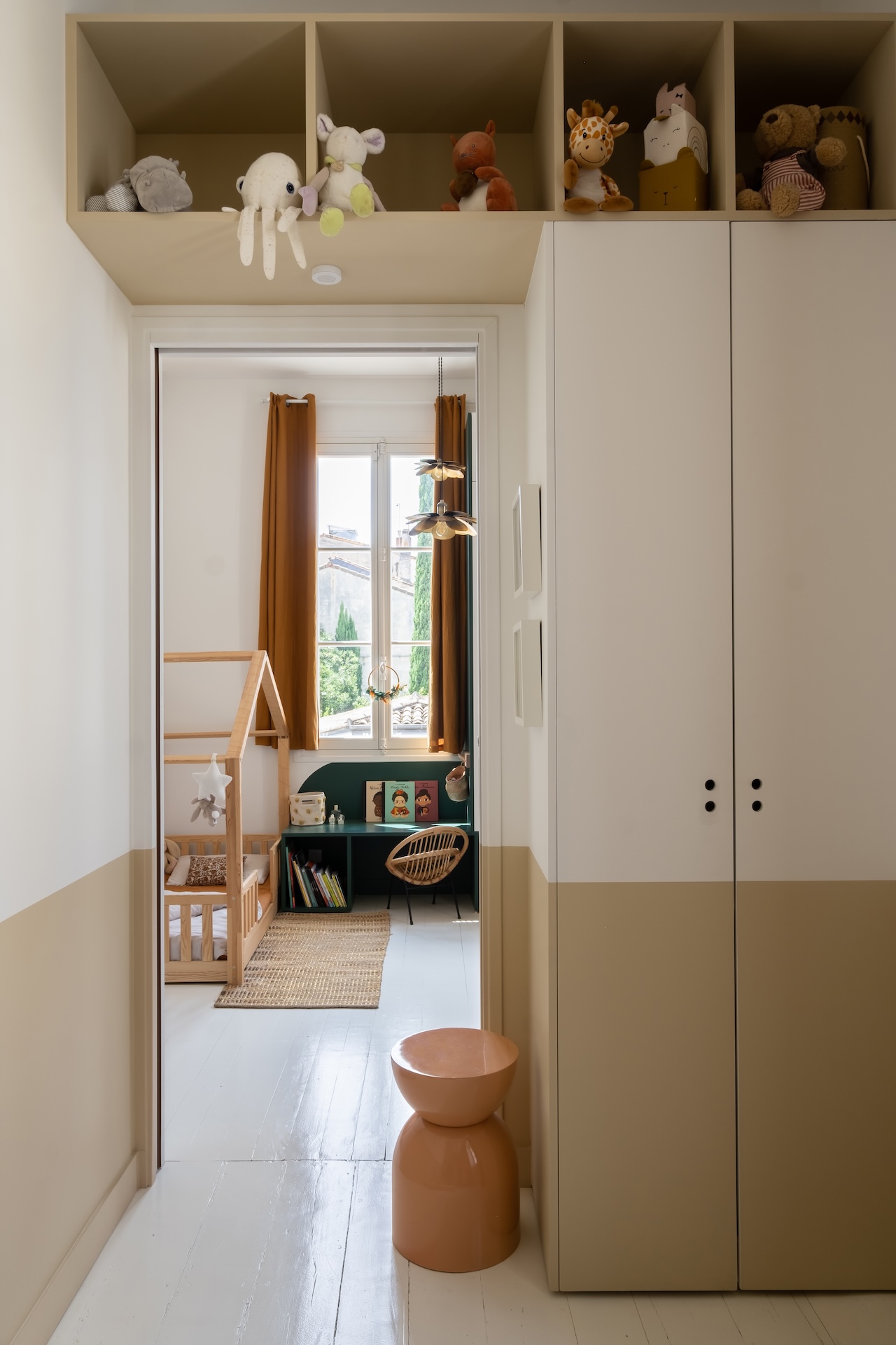 Baja Architecture Réalisation chambre enfant chez M et V à Bordeaux dans une maison de 125 m2