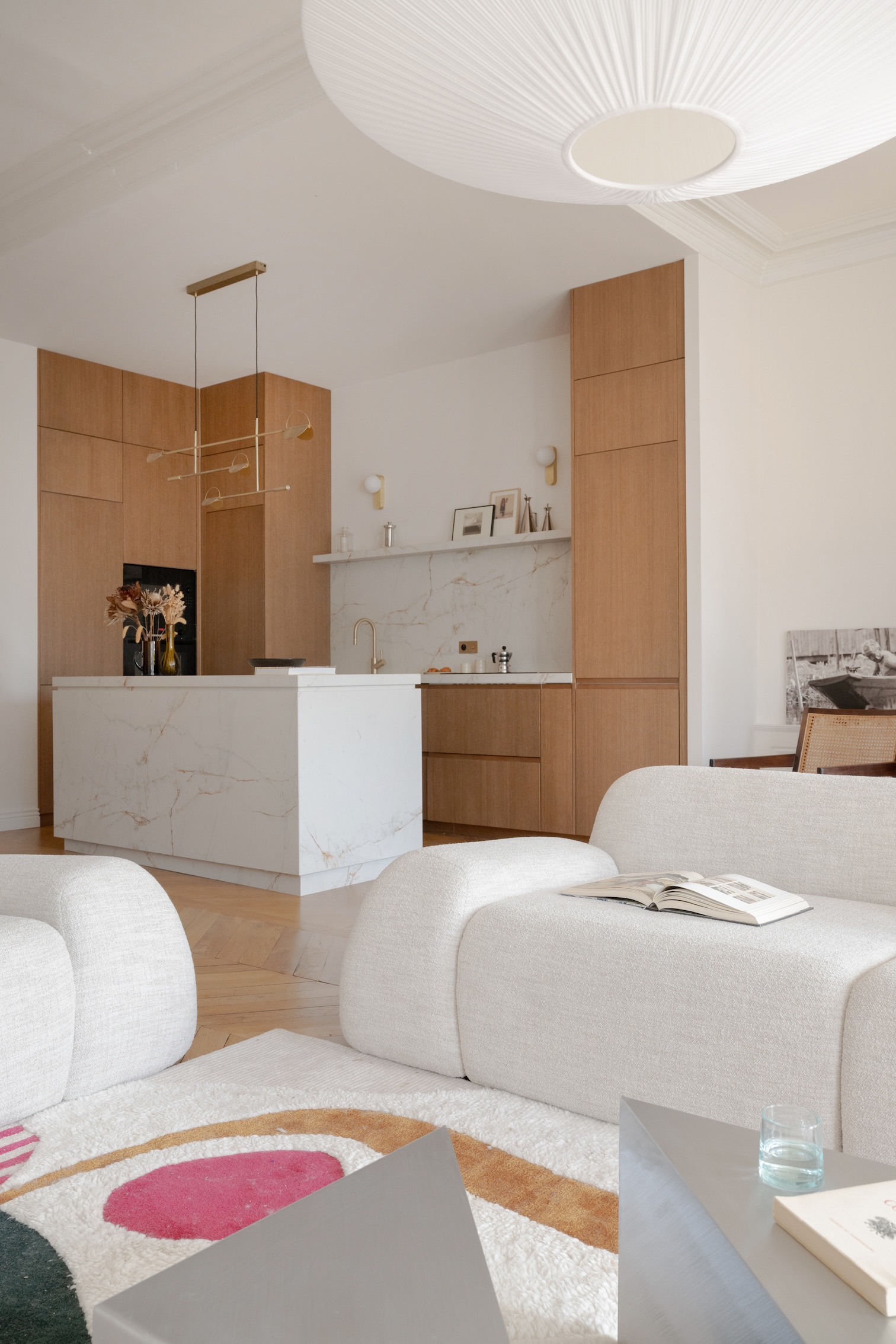 Baja Architecture Réalisation cuisine ouverte dans un appartement de 120 m2