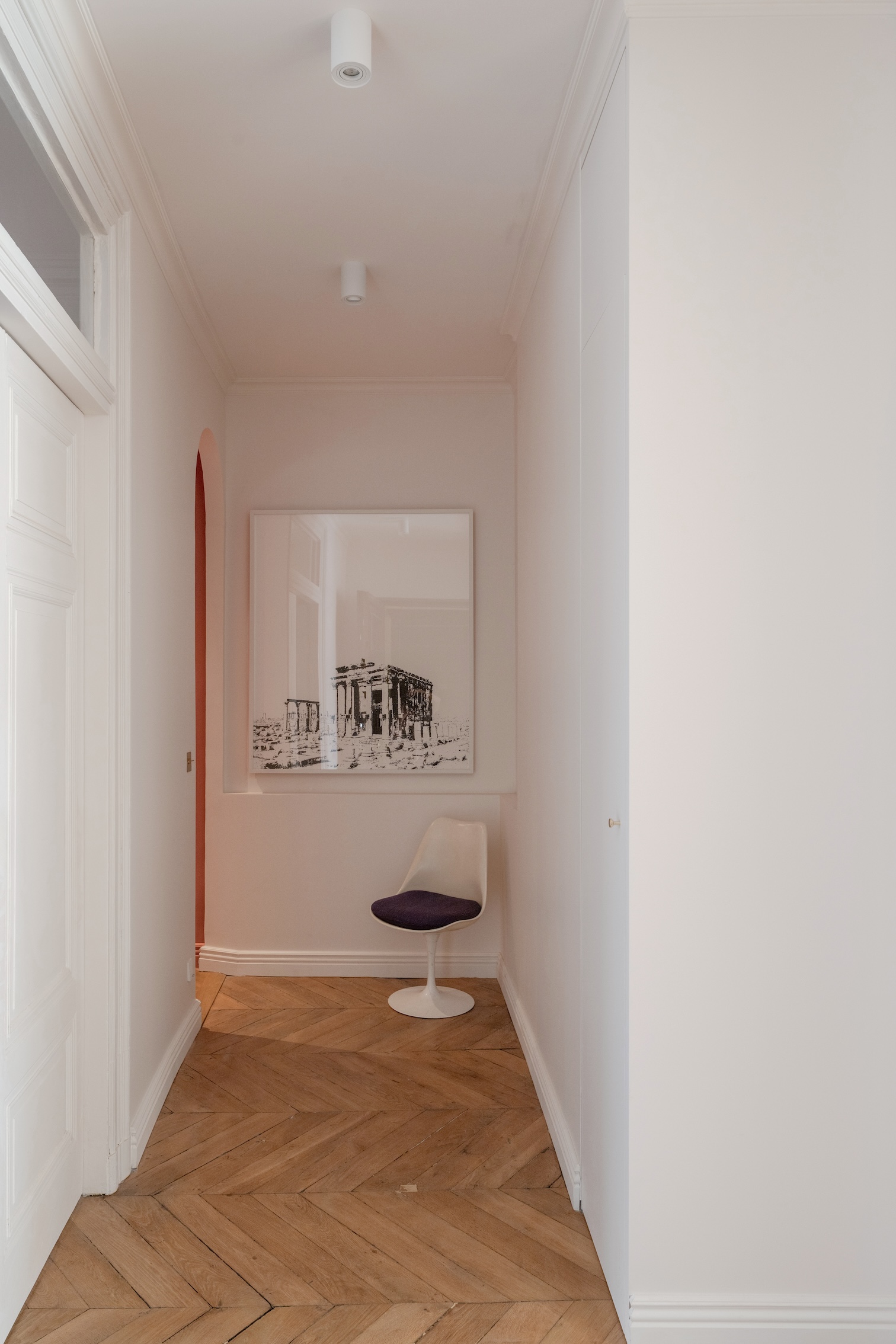 Baja Architecture Réalisation couloir dans un appartement de 120 m2