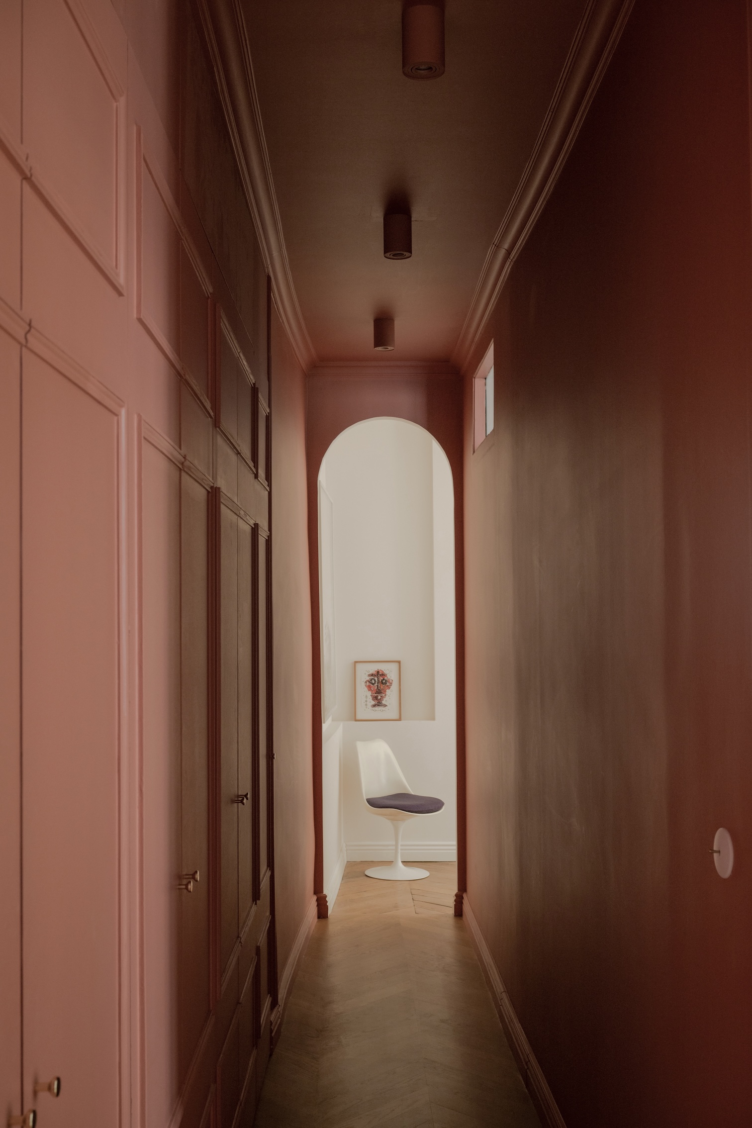 Baja Architecture Réalisation couloir dans un appartement de 120 m2