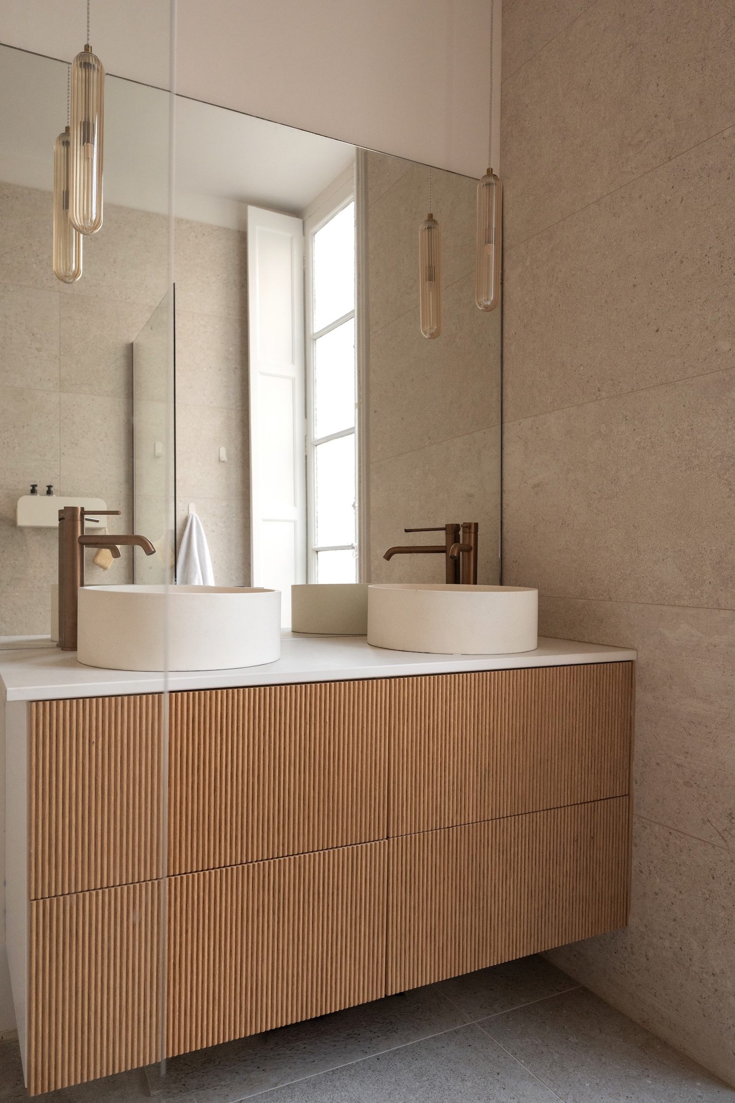 Baja Architecture Réalisation salle de bain dans un appartement de 120 m2