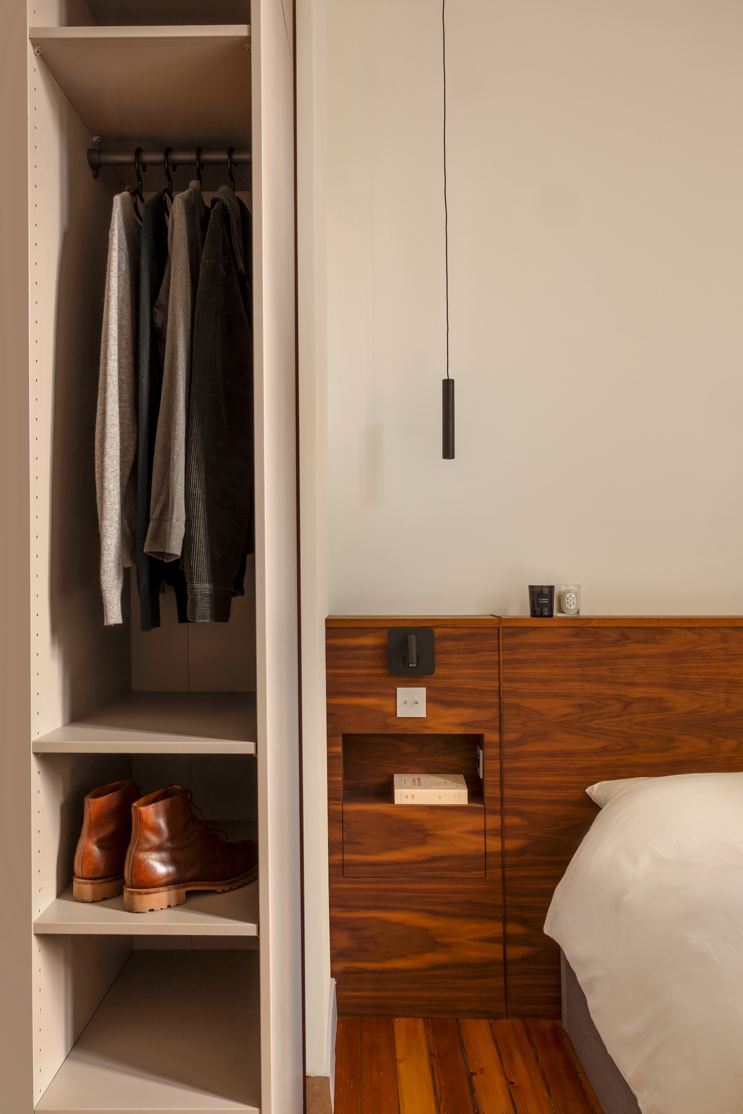 Baja Architecture Réalisation dressing chambre dans un appartement de 90 m2