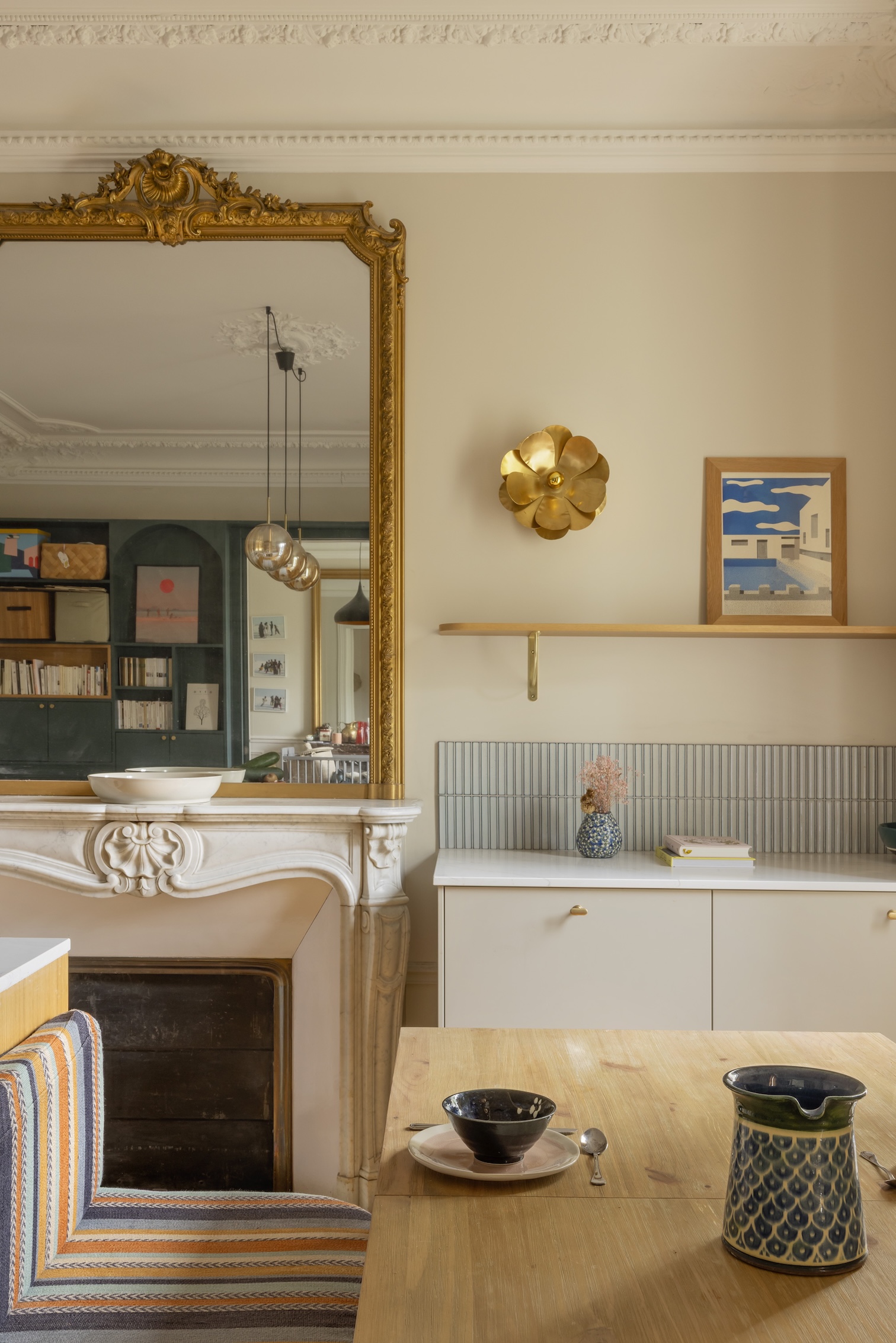 Baja Architecture Réalisation salle à manger dans un appartement de 80 m2
