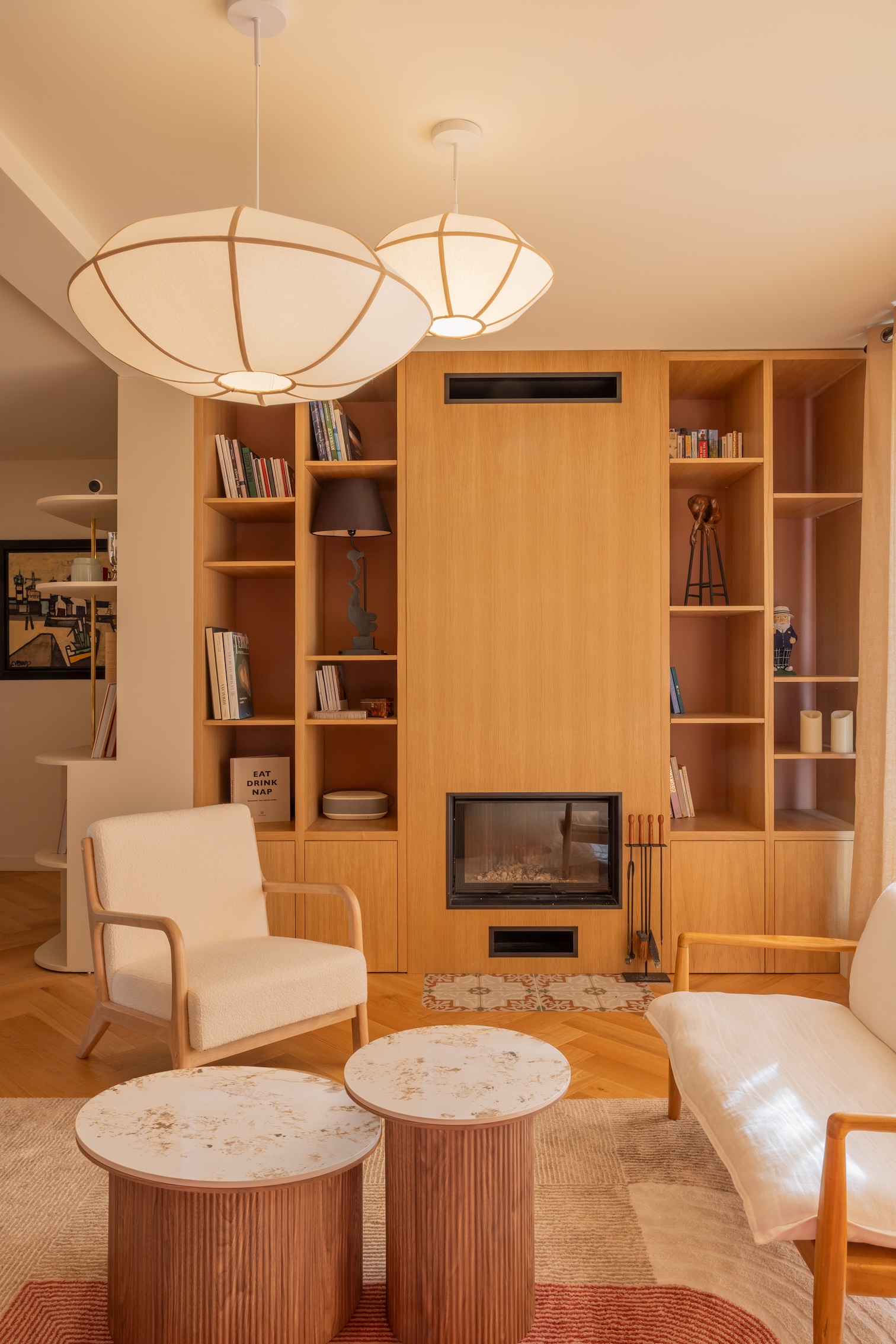 Baja Architecture Réalisation salon dans un appartement de 110 m2