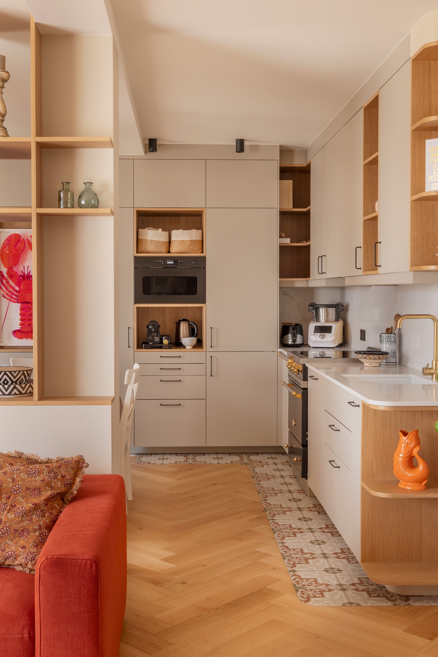 Baja Architecture Réalisation cuisine dans un appartement de 110 m2