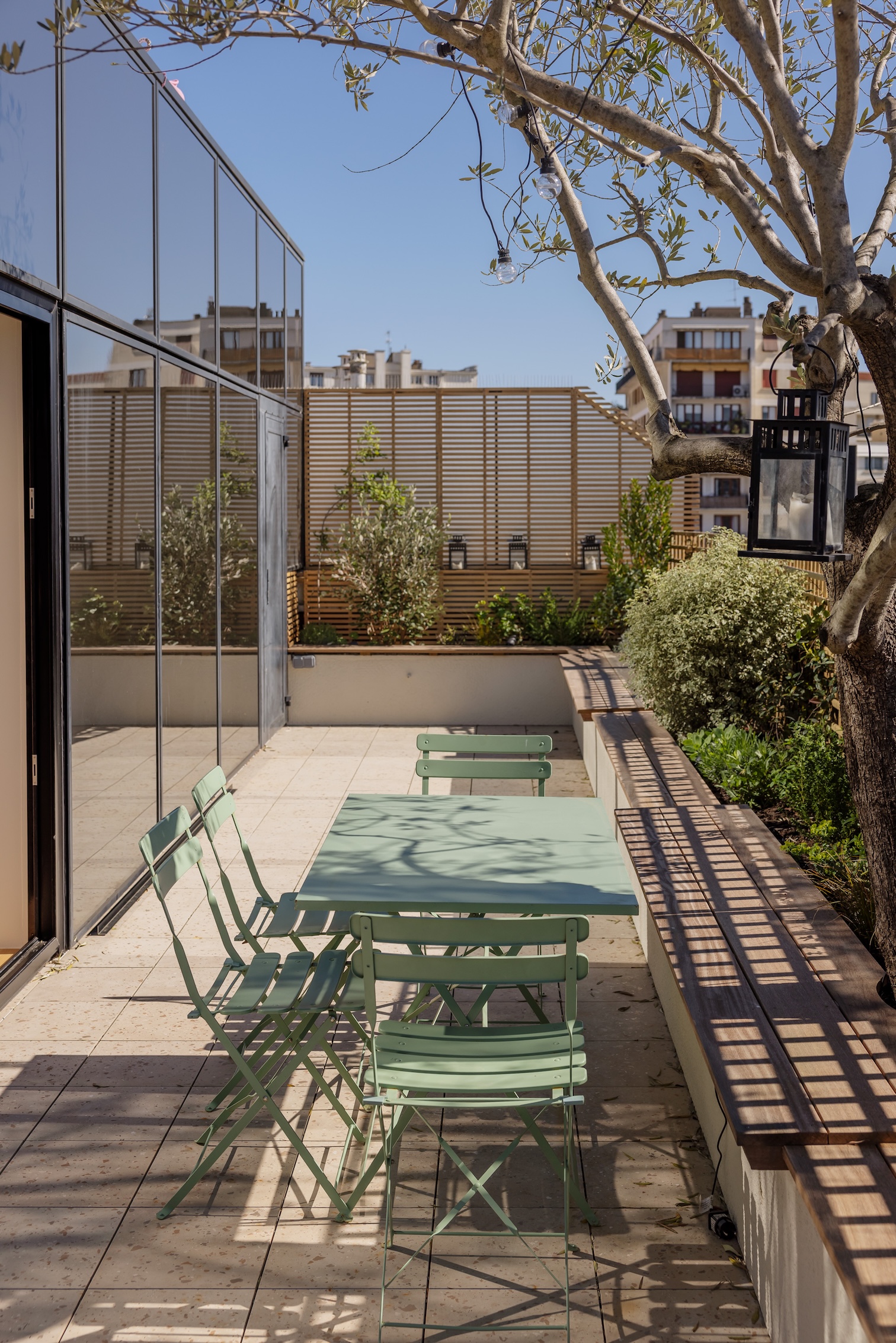 Baja Architecture Réalisation terrasse dans un appartement de 110 m2
